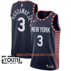 Maillot NBA New York Knicks Tim Hardaway Jr 3 2018-19 Nike City Edition Navy Swingman - Enfant